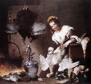Bernardo Strozzi The Cook oil painting artist